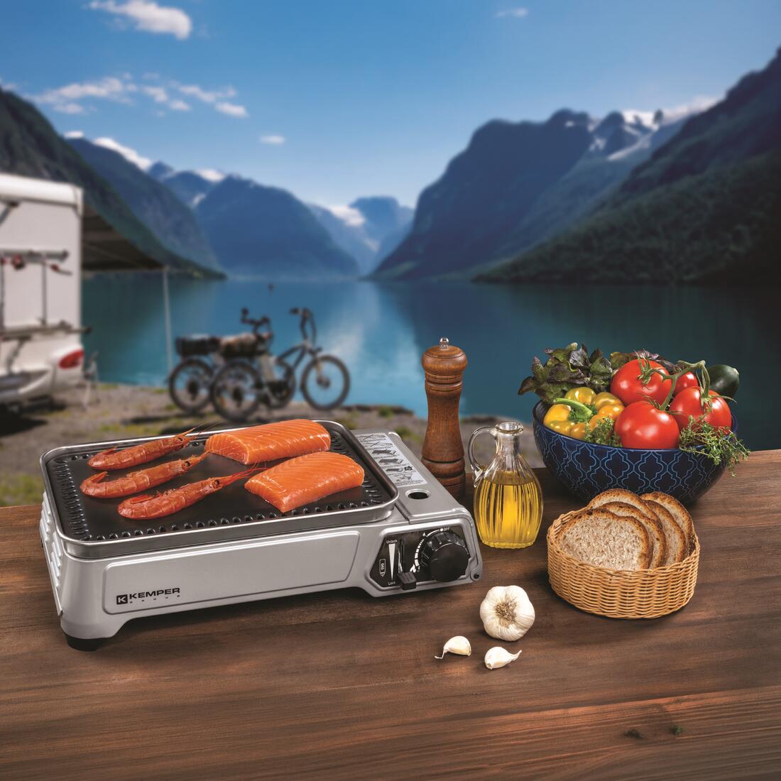 Plancha à gaz de camping kemper smart plancha - Image 2