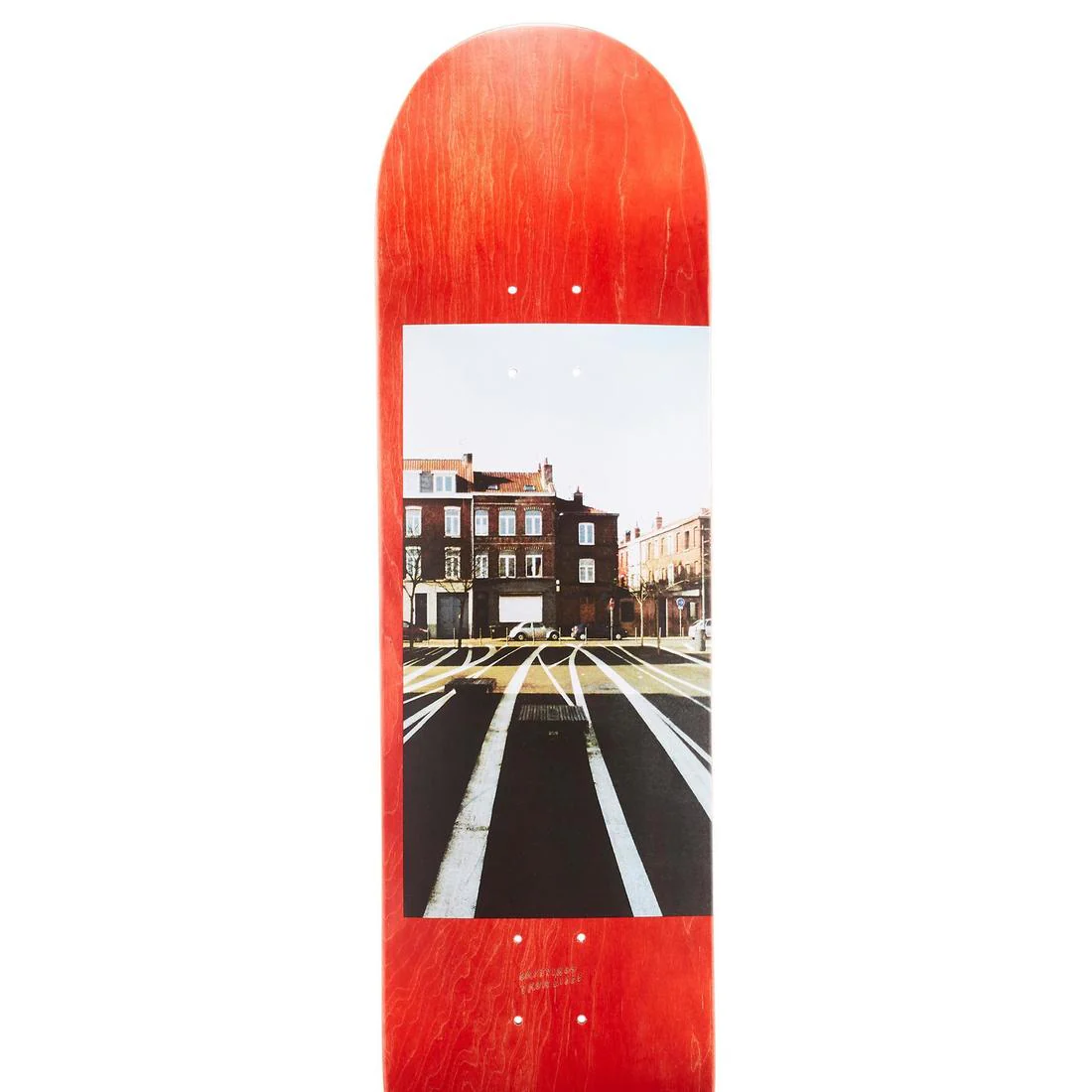 PLANCHE DE SKATE EN ERABLE DK120 GREETINGS TAILLE 8.5" COULEUR ROUGE. - Image 10