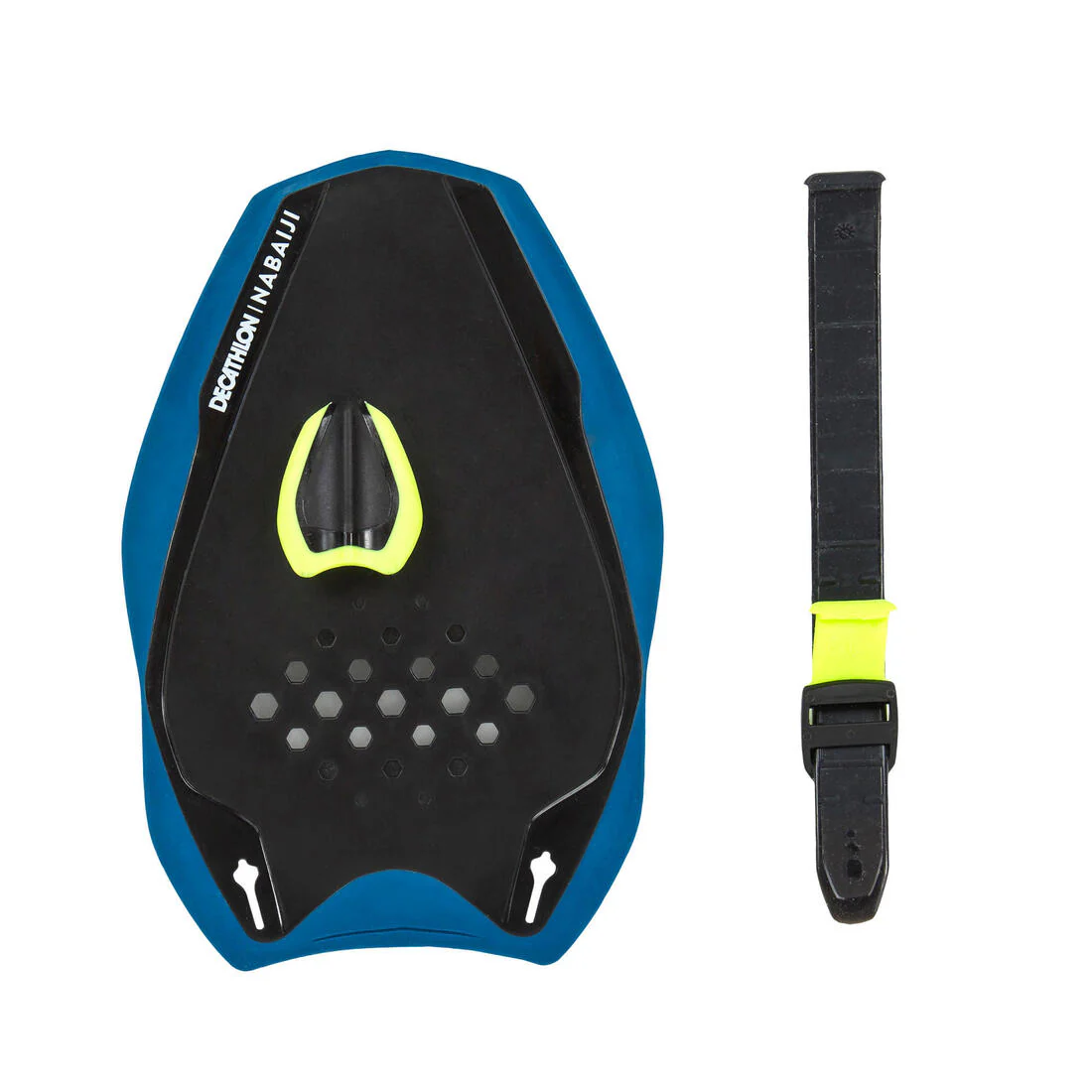 Plaquettes de natation quick-in 500 taille m bleu jaune - Image 2