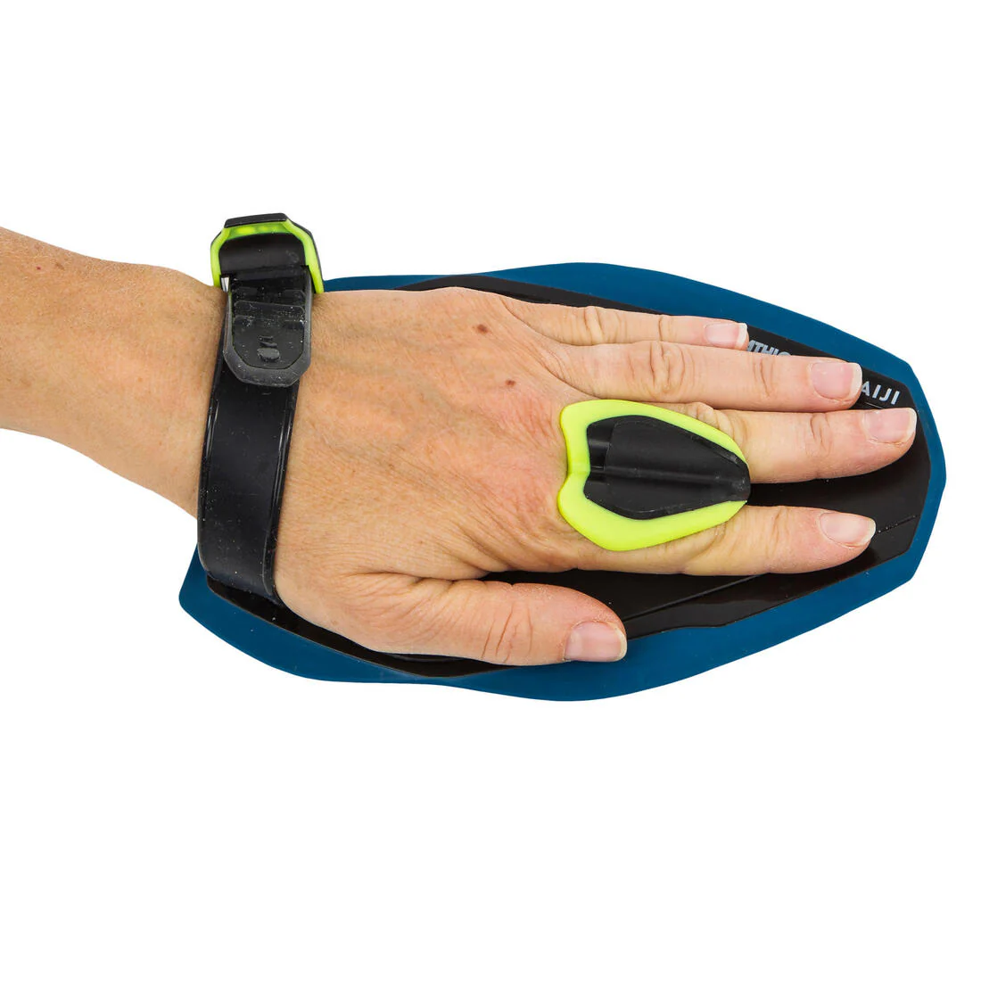 Plaquettes de natation quick-in 500 taille m bleu jaune - Image 3