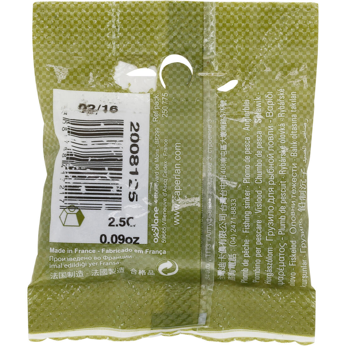 Plomb pêche chevrotine  2.5 g - Image 10