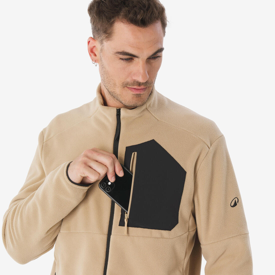 Polaire de randonnée montagne homme, MH500 full zip pocket - Image 5