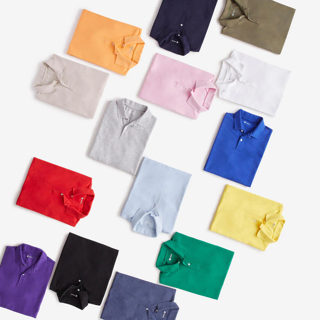 Polo de golf en coton polyester manches courtes homme, MW500 - Image 107