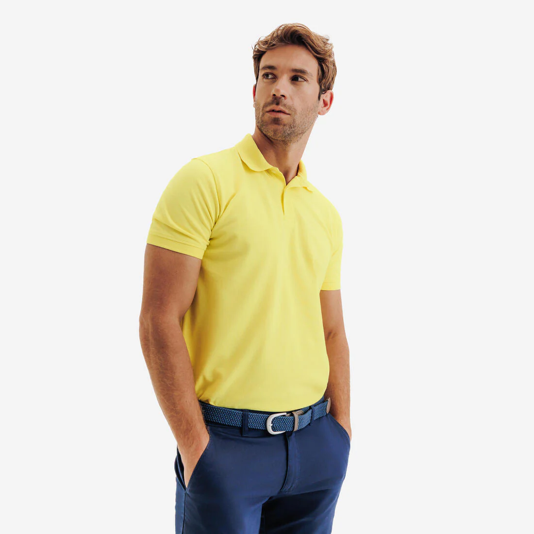 Polo de golf en coton polyester manches courtes homme, MW500 - Image 15
