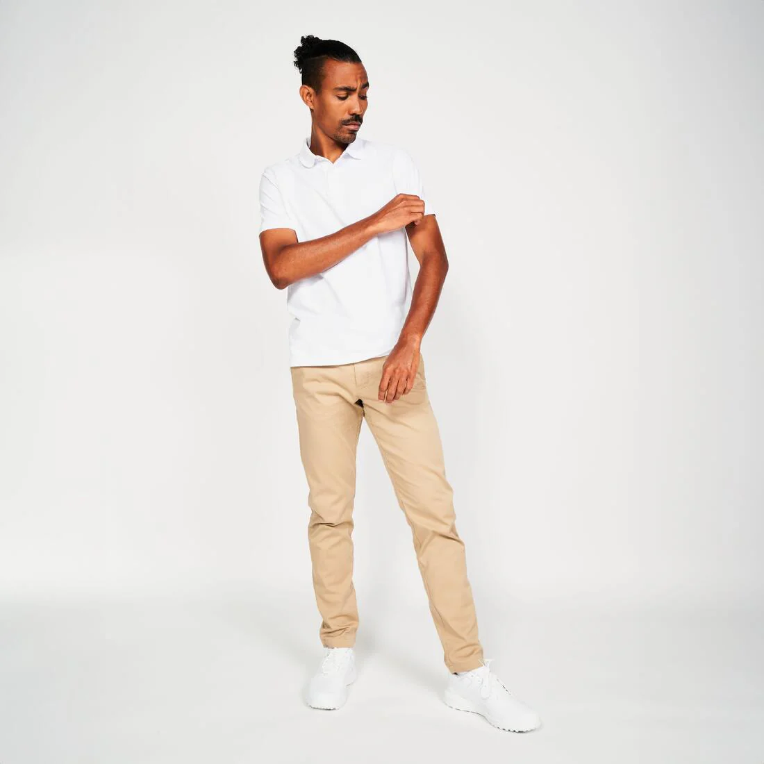Polo de golf en coton polyester manches courtes homme, MW500 - Image 18