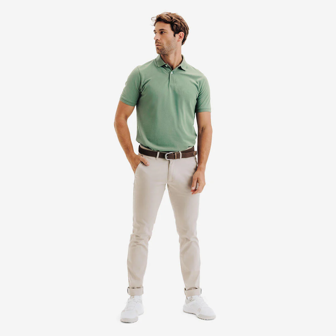 Polo de golf en coton polyester manches courtes homme, MW500 - Image 19