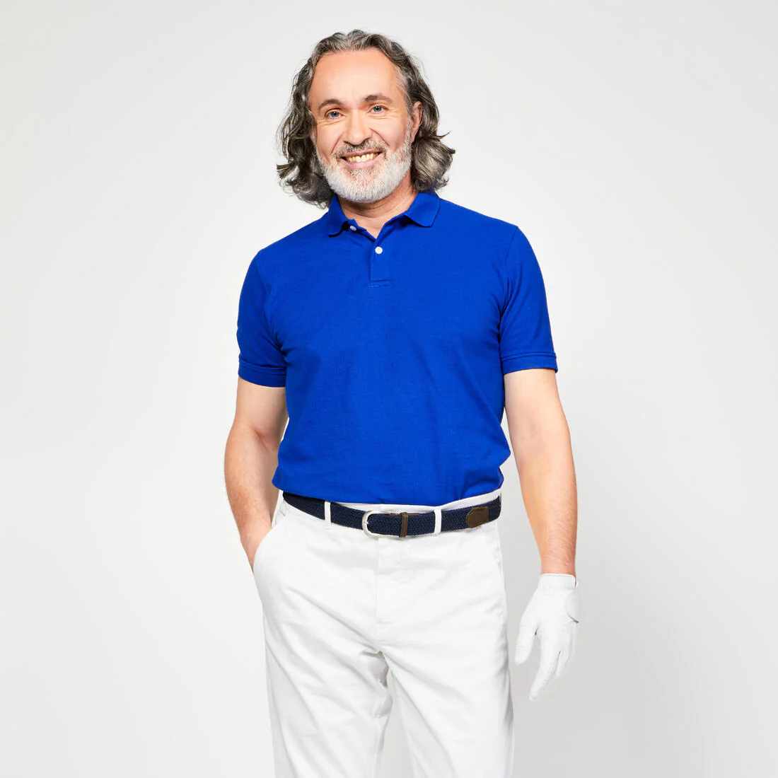 Polo de golf en coton polyester manches courtes homme, MW500 - Image 22