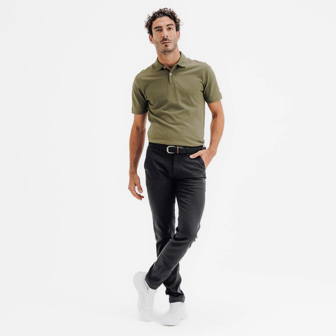 Polo de golf en coton polyester manches courtes homme, MW500 - Image 23