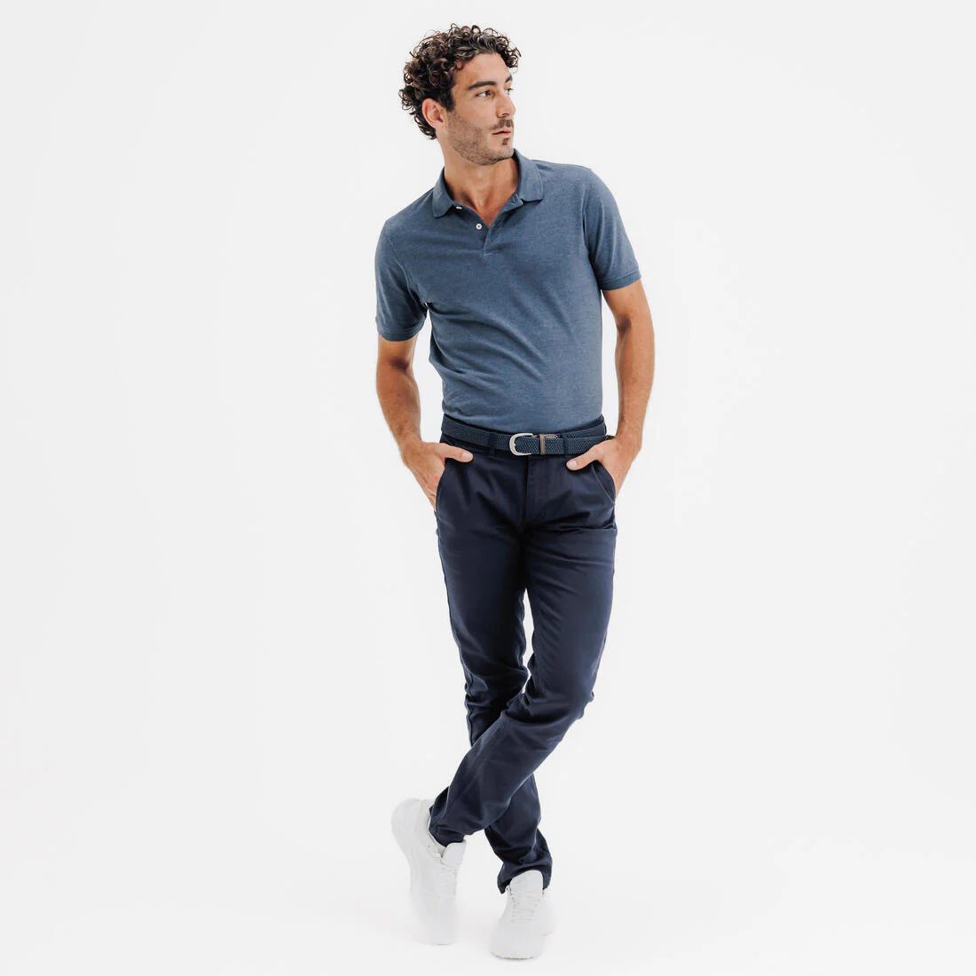 Polo de golf en coton polyester manches courtes homme, MW500 - Image 25