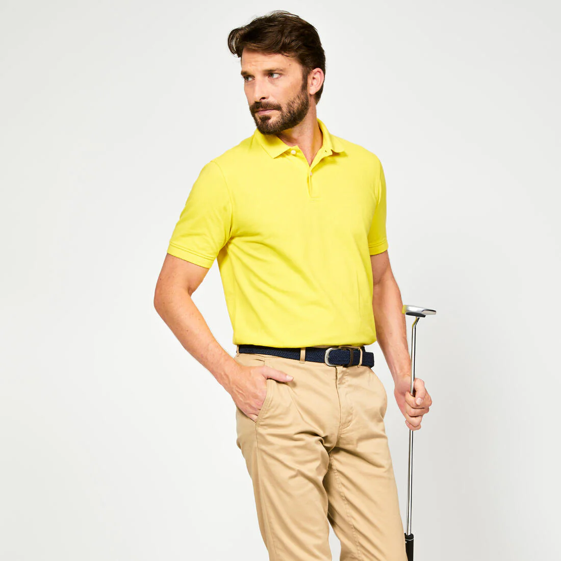 Polo de golf en coton polyester manches courtes homme, MW500 - Image 26
