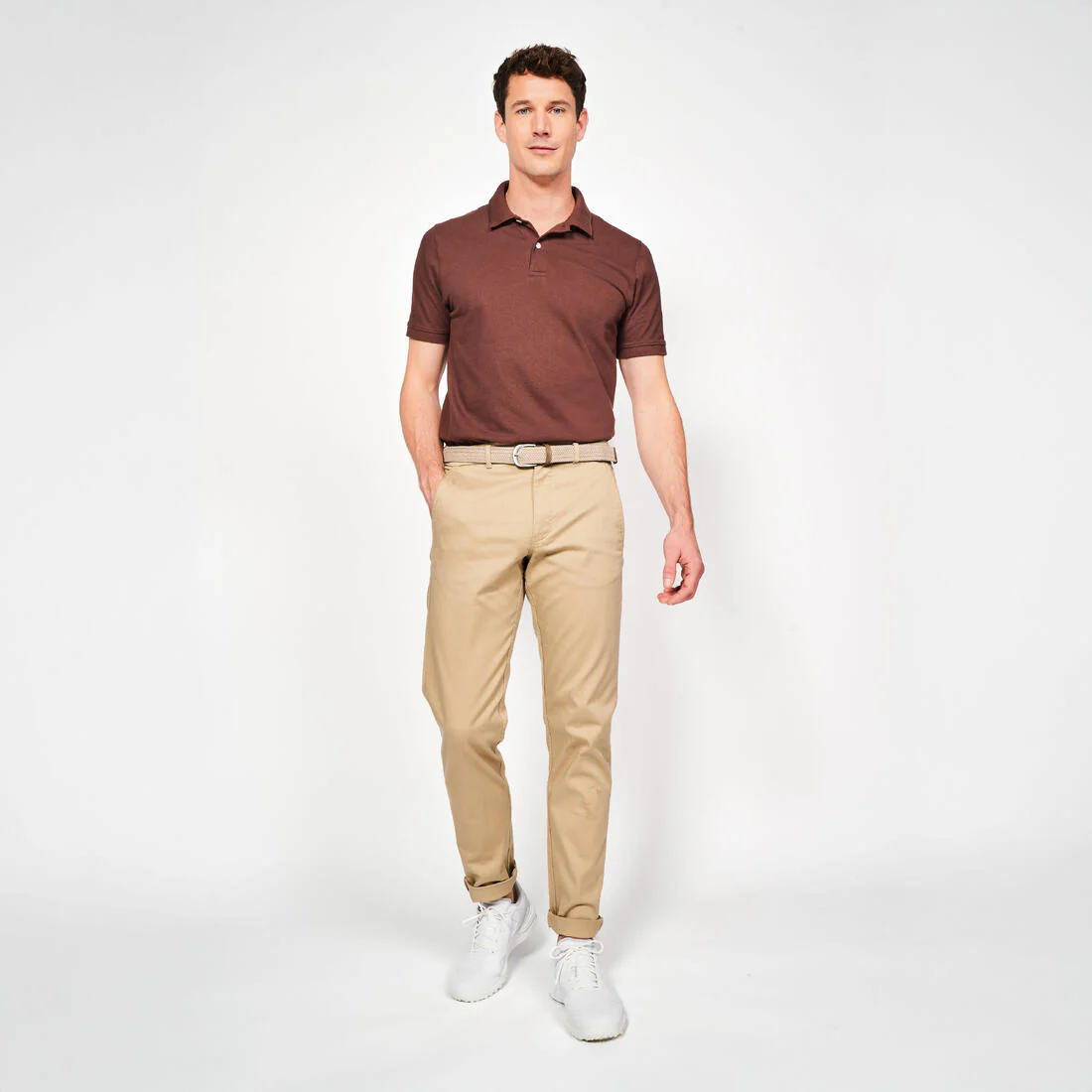 Polo de golf en coton polyester manches courtes homme, MW500 - Image 28