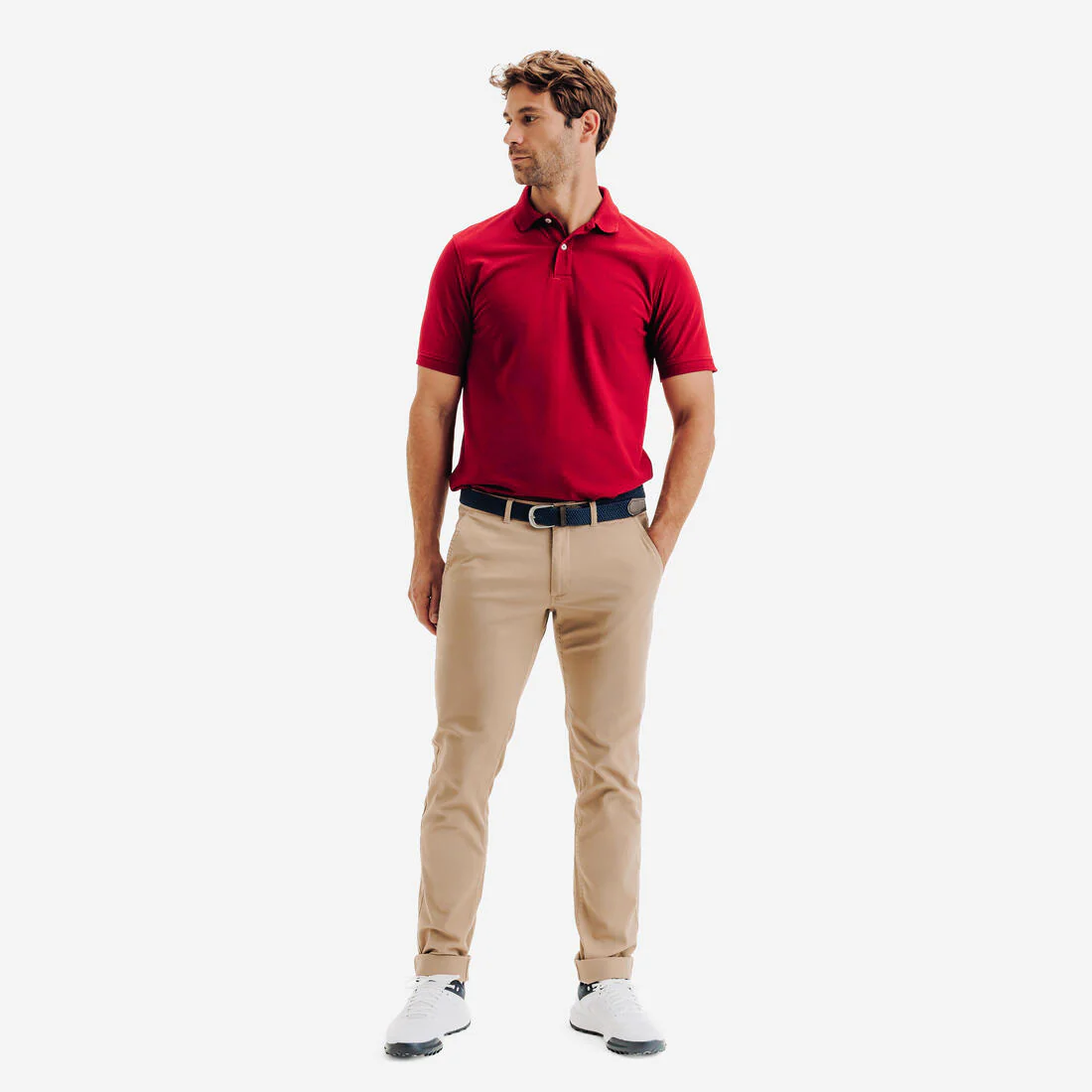 Polo de golf en coton polyester manches courtes homme, MW500 - Image 29