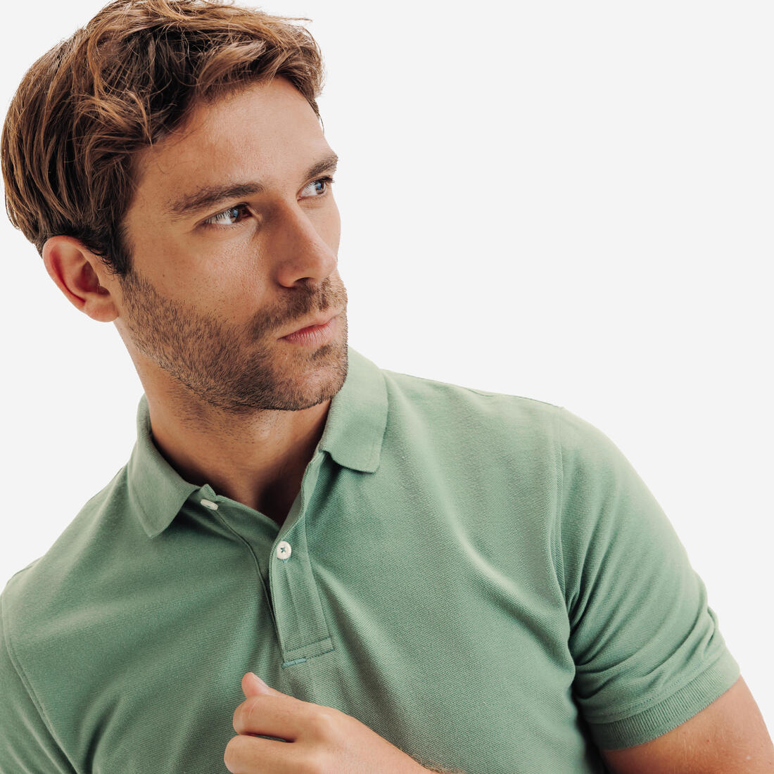 Polo de golf en coton polyester manches courtes homme, MW500 - Image 41