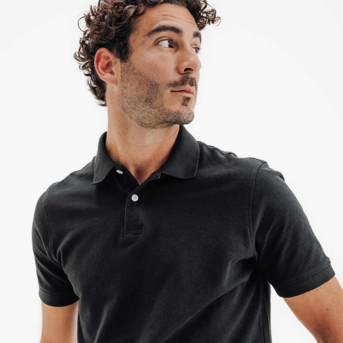 Polo de golf en coton polyester manches courtes homme, MW500 - Image 43