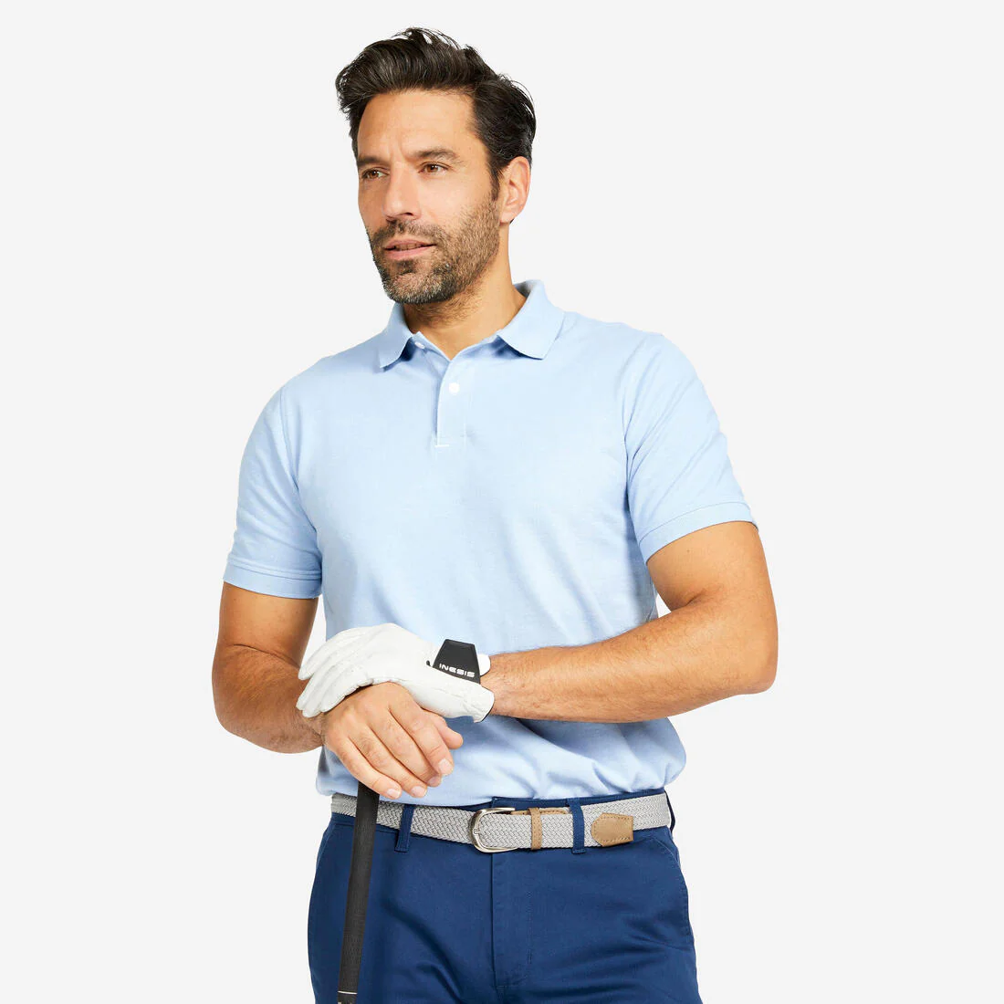 Polo de golf en coton polyester manches courtes homme, MW500 - Image 5