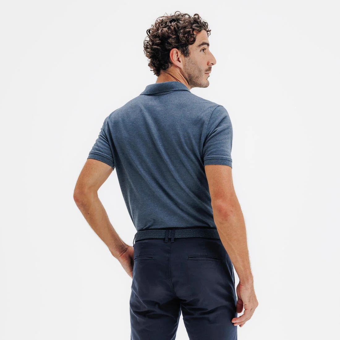 Polo de golf en coton polyester manches courtes homme, MW500 - Image 56