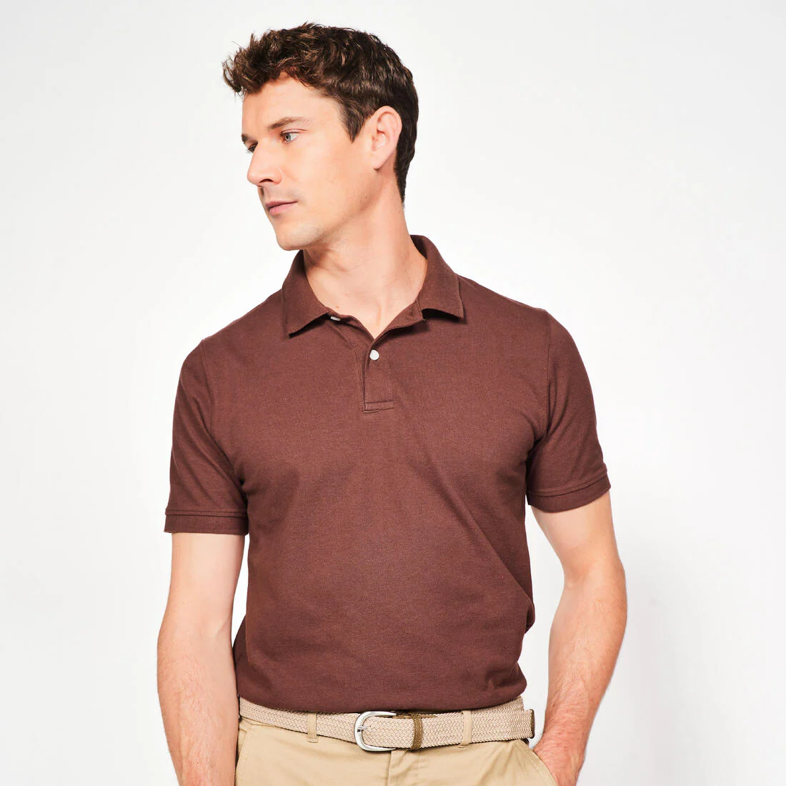Polo de golf en coton polyester manches courtes homme, MW500 - Image 6