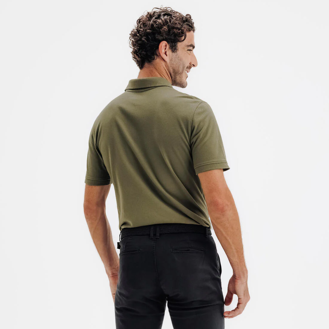 Polo de golf en coton polyester manches courtes homme, MW500 - Image 63