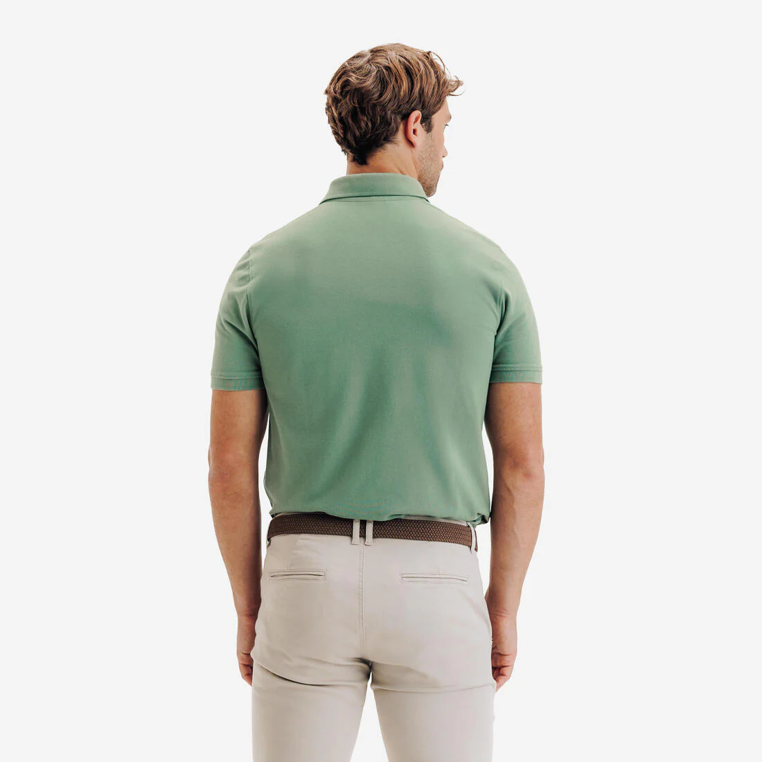 Polo de golf en coton polyester manches courtes homme, MW500 - Image 66