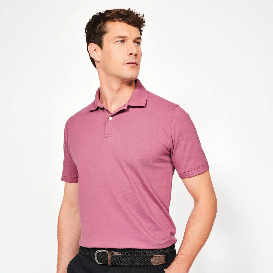 Polo de golf en coton polyester manches courtes homme, MW500 - Image 9