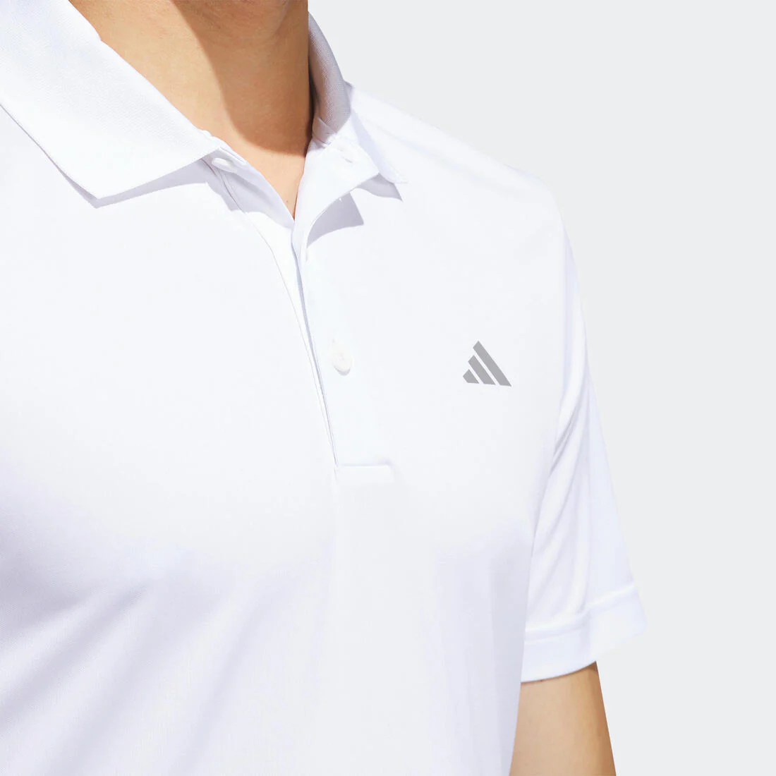 Polo de golf performance manches courtes homme - adidas blanc - Image 3