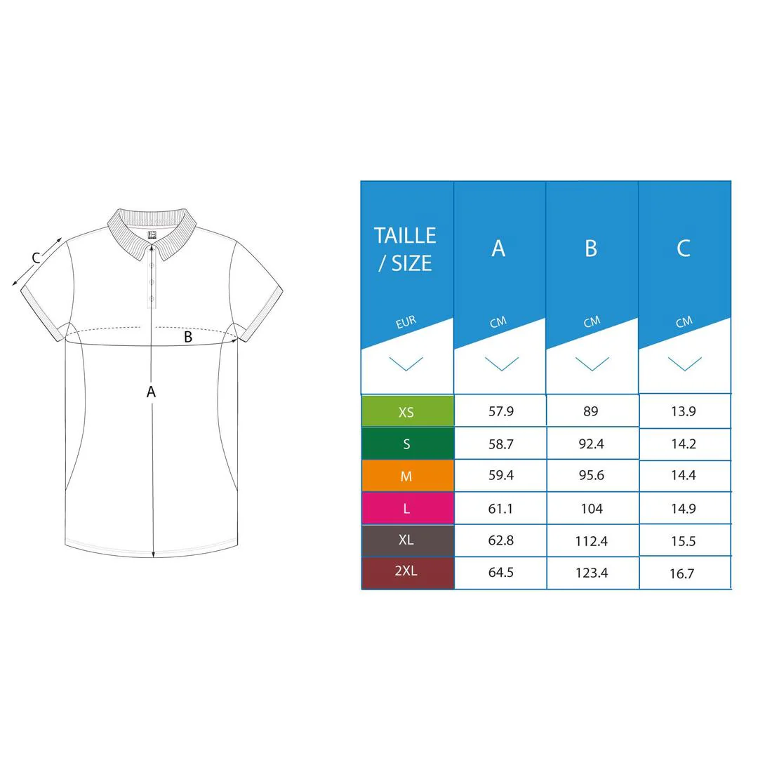 Polo golf manches courtes Femme - WW500 - Image 28