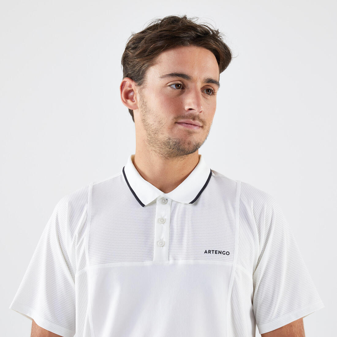 Polo tennis manches courtes Homme - Artengo DRY Marine - Image 8