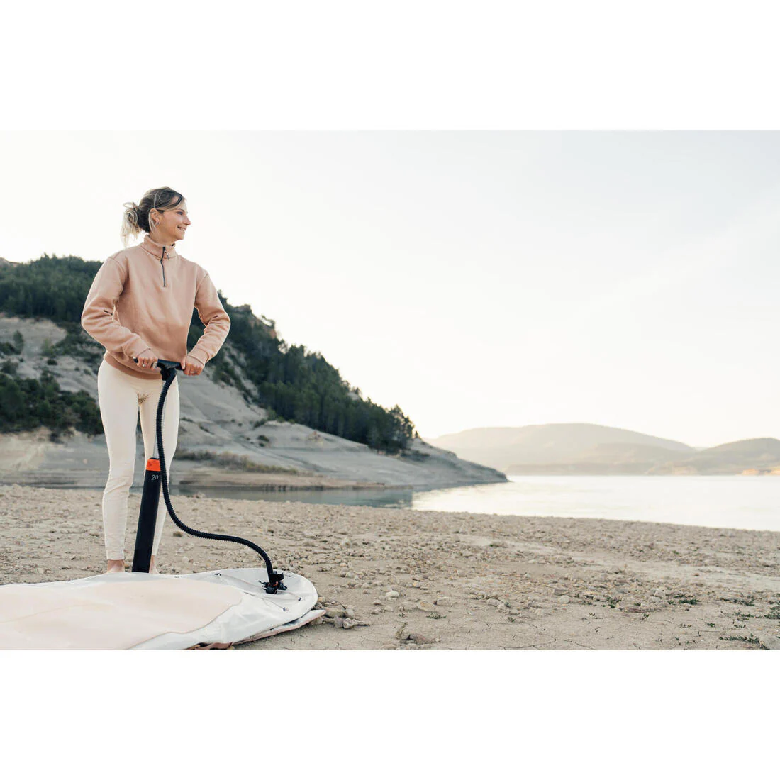 Pompe facile stand up paddle et kayak double action haute pression 0-20psi - Image 22