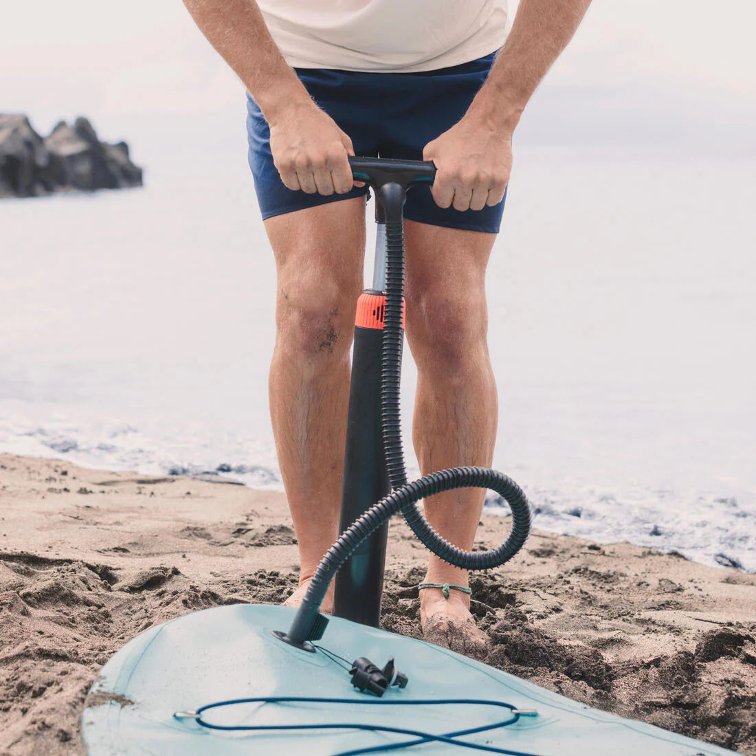 Pompe facile stand up paddle et kayak double action haute pression 0-20psi - Image 7