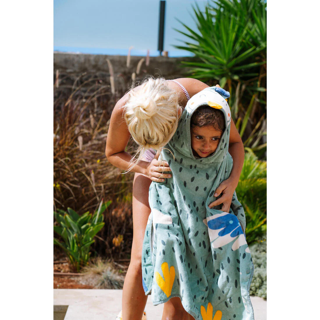 Poncho de bain Bébé - Peroquet vert - Image 10