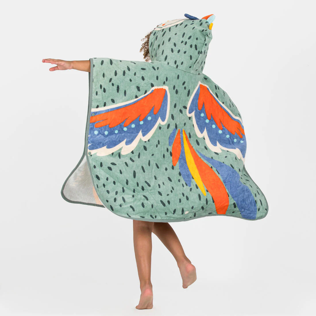 Poncho de bain Bébé - Peroquet vert - Image 6