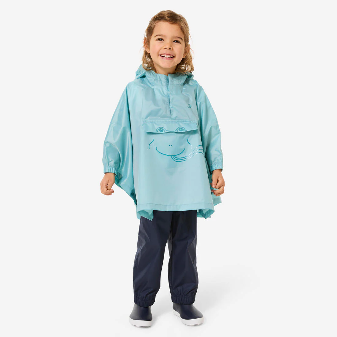 Poncho de randonnée imperméable enfant, MH100 kid - Image 4