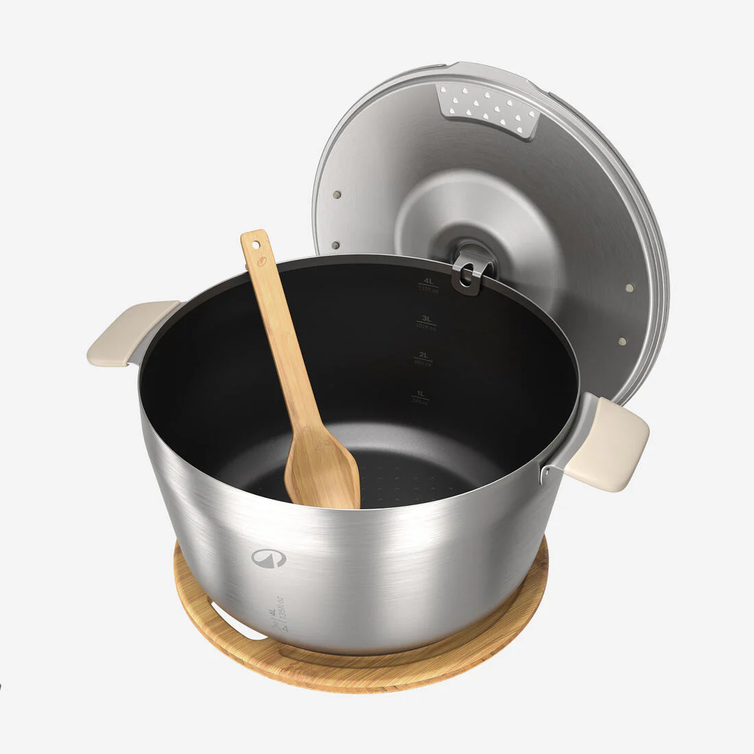Popote 900 de camping XL en inox + anti-adhésif - 4 personnes - 33 éléments - Image 7