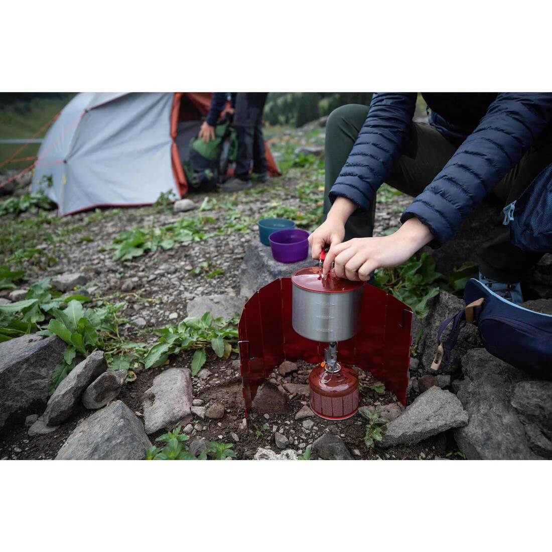Popote inox de trekking - 1 personne - MT500 - Image 21
