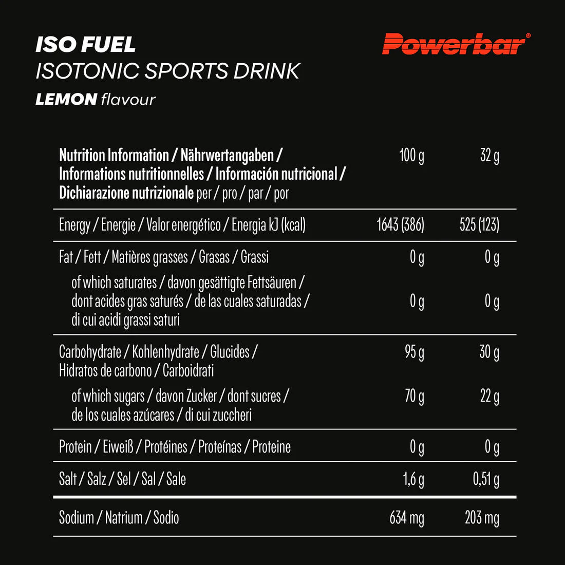 POWERBAR Iso Fuel Isotonic Drink 30 Citron - Image 2