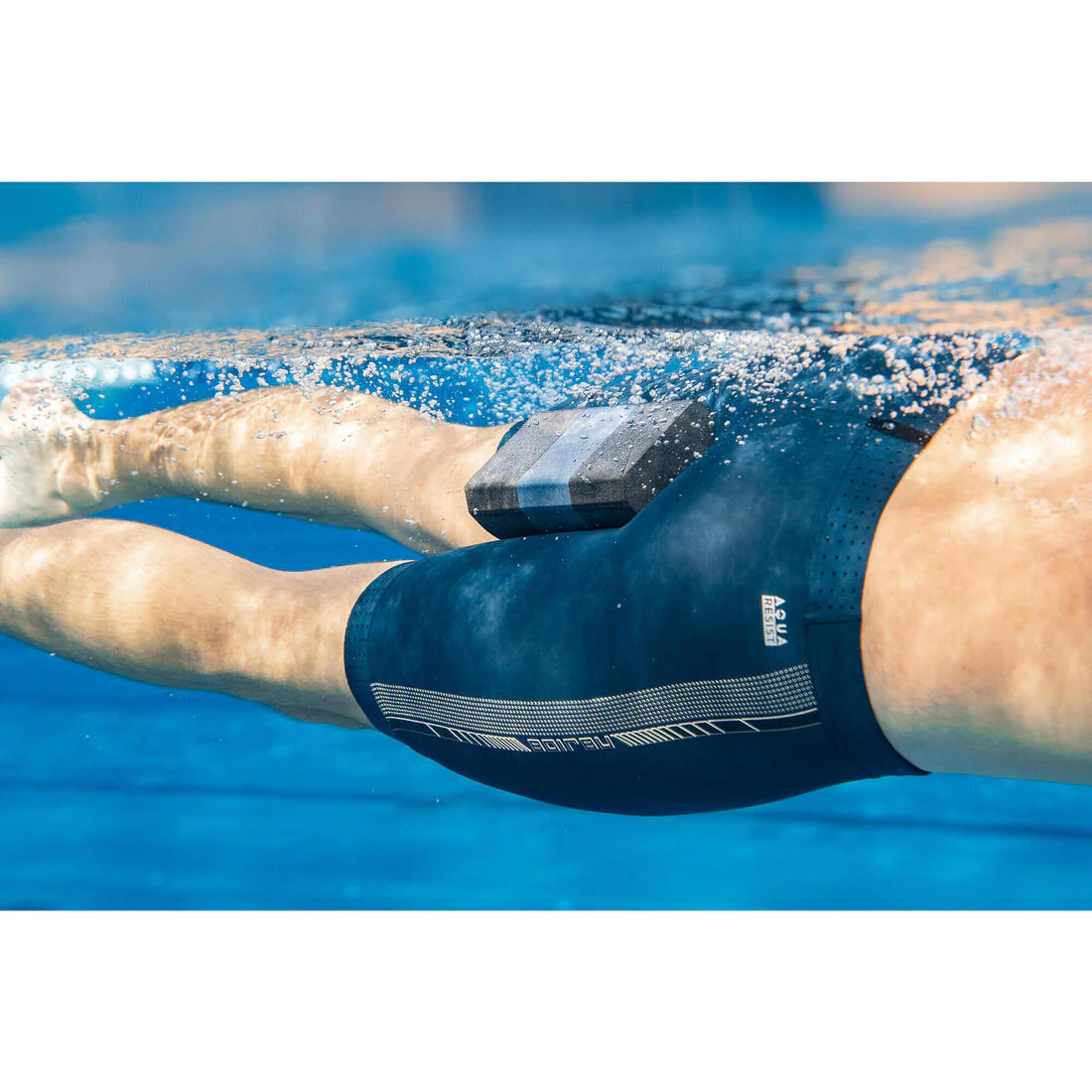 Pullbuoy de natation 500 taille l noir bleu - Image 5