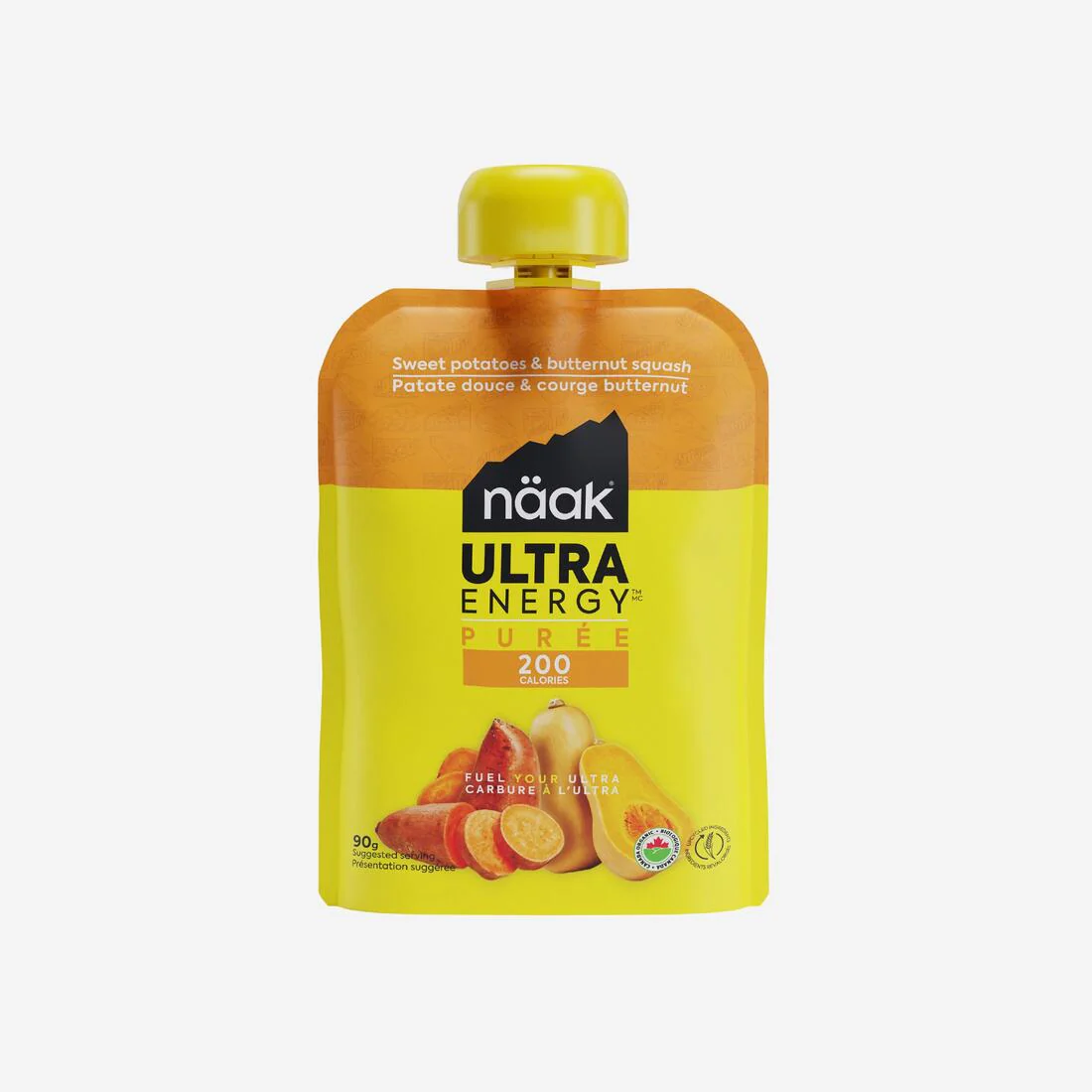 Purées énergétiques pomme et patate douce butternut, Ultra Energy™ 3 x 90g - Image 4