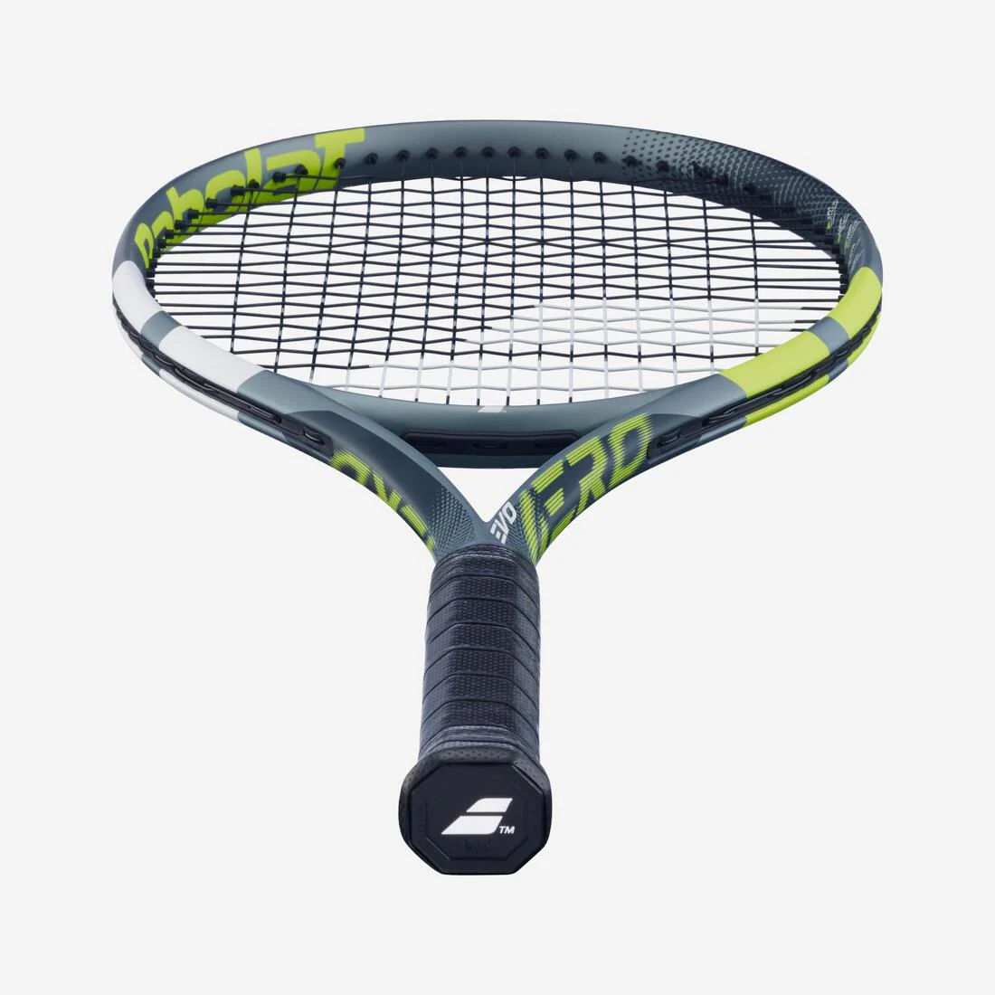 Raquette de tennis adulte cordée, Babolat evo aero gen2 275g gris jaune - Image 4
