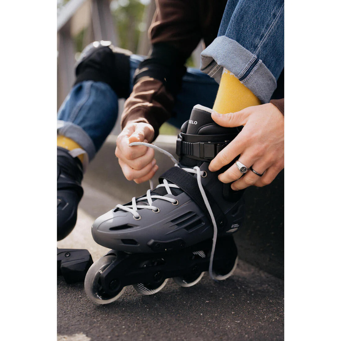 Roller Adulte MF140 coque rigide gris - Image 11