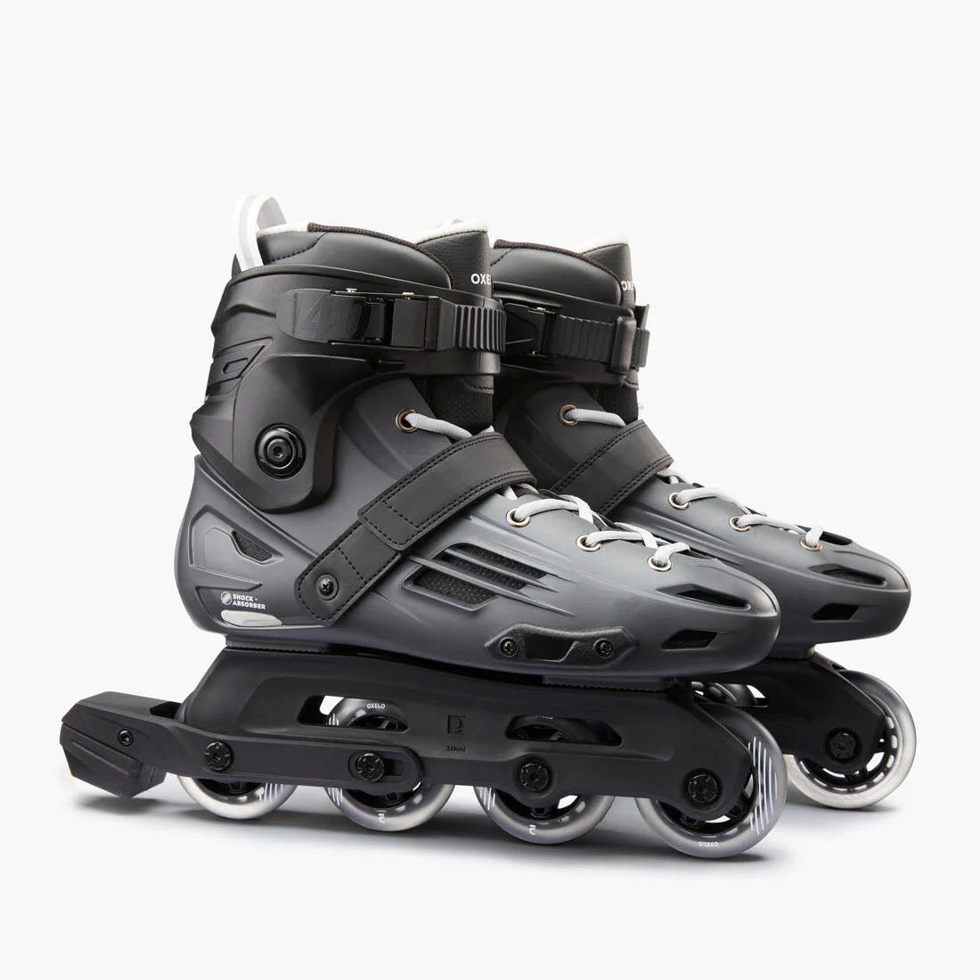 Roller Adulte MF140 coque rigide gris - Image 2