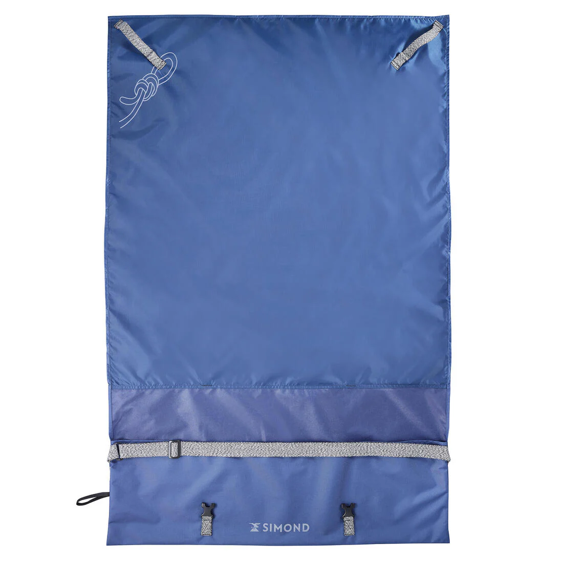 SAC A CORDE D'ESCALADE - KLIMB BLEU ARDOISE - Image 3
