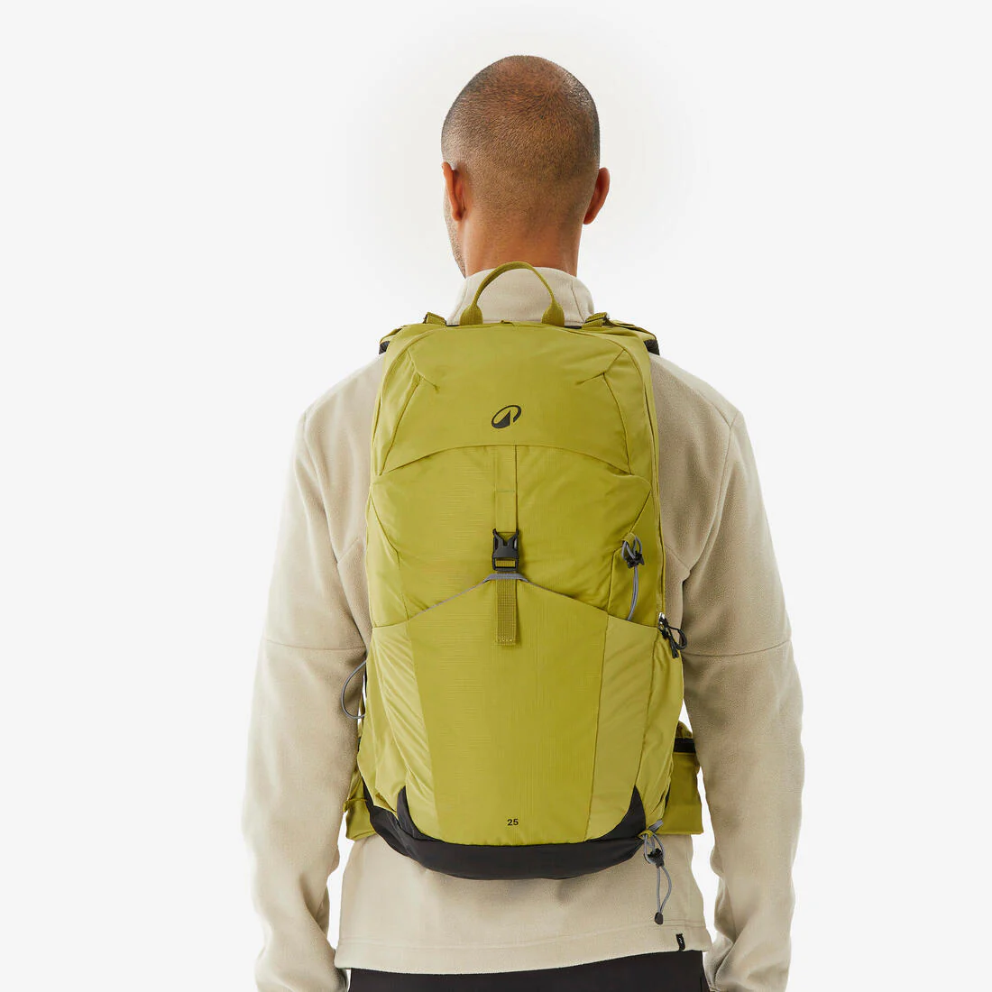 Sac à dos de randonnée ventilé 25L, MH500 khaki - Image 15