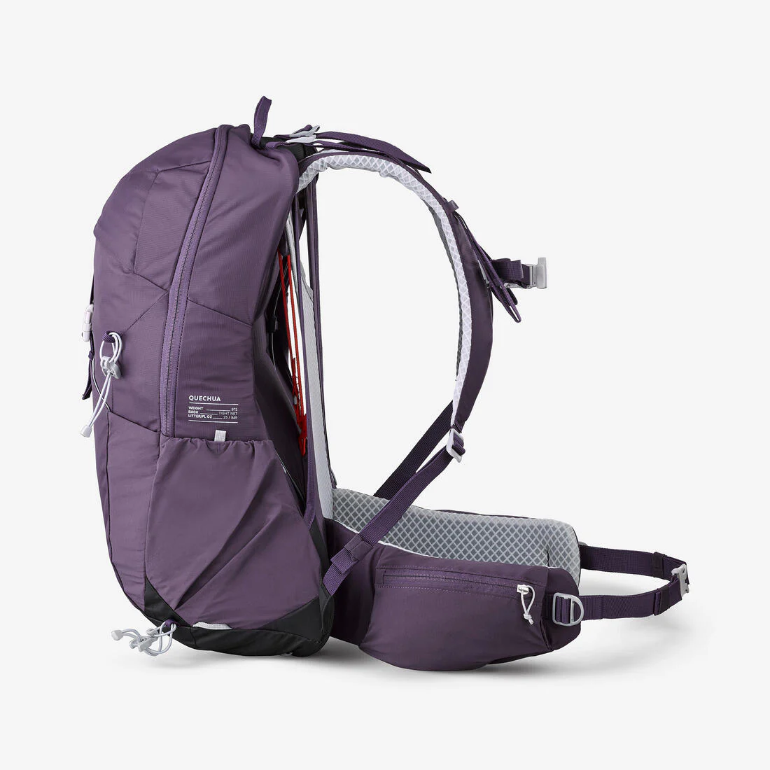 Sac à dos de randonnée ventilé 25L, MH500 khaki - Image 51