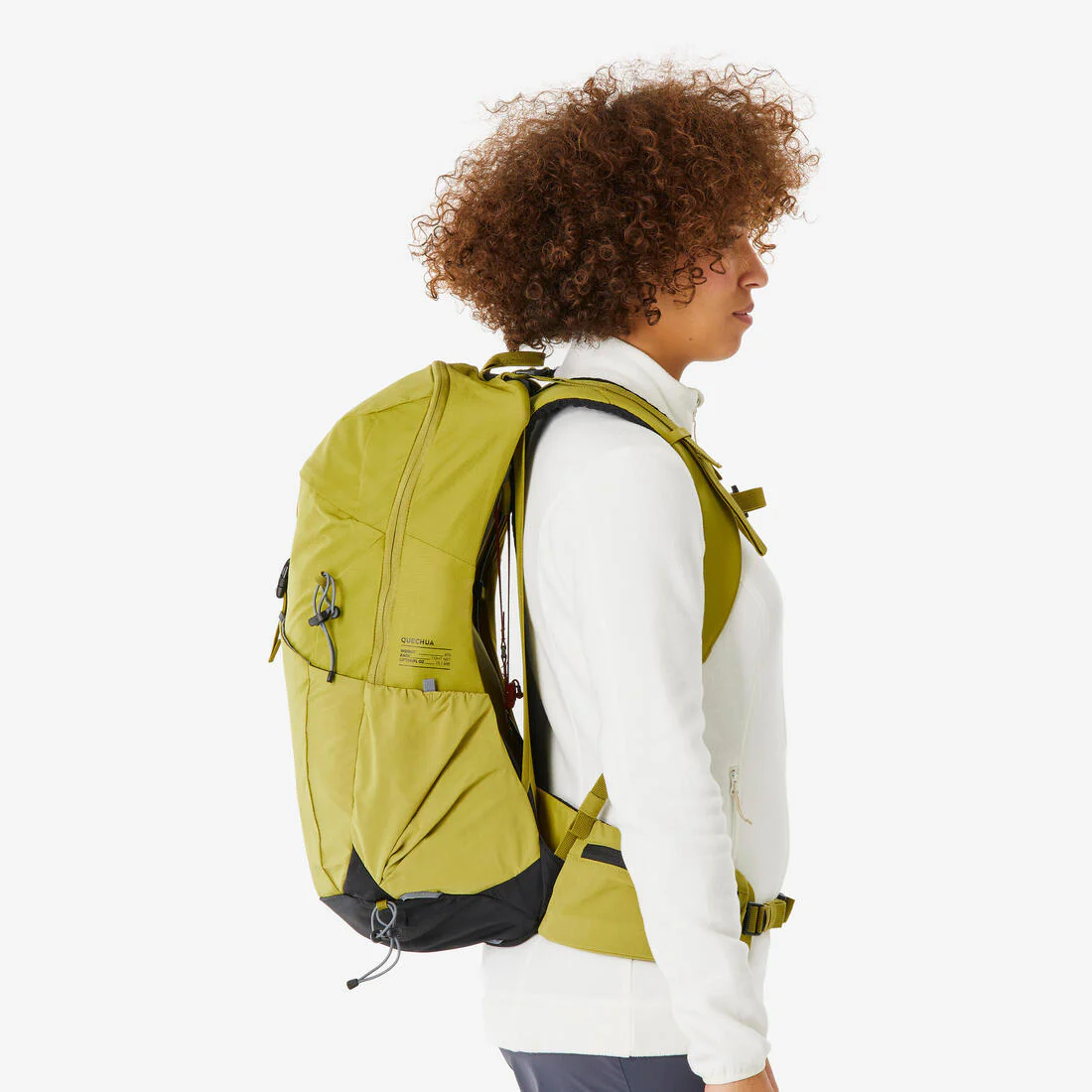Sac à dos de randonnée ventilé 25L, MH500 khaki - Image 67