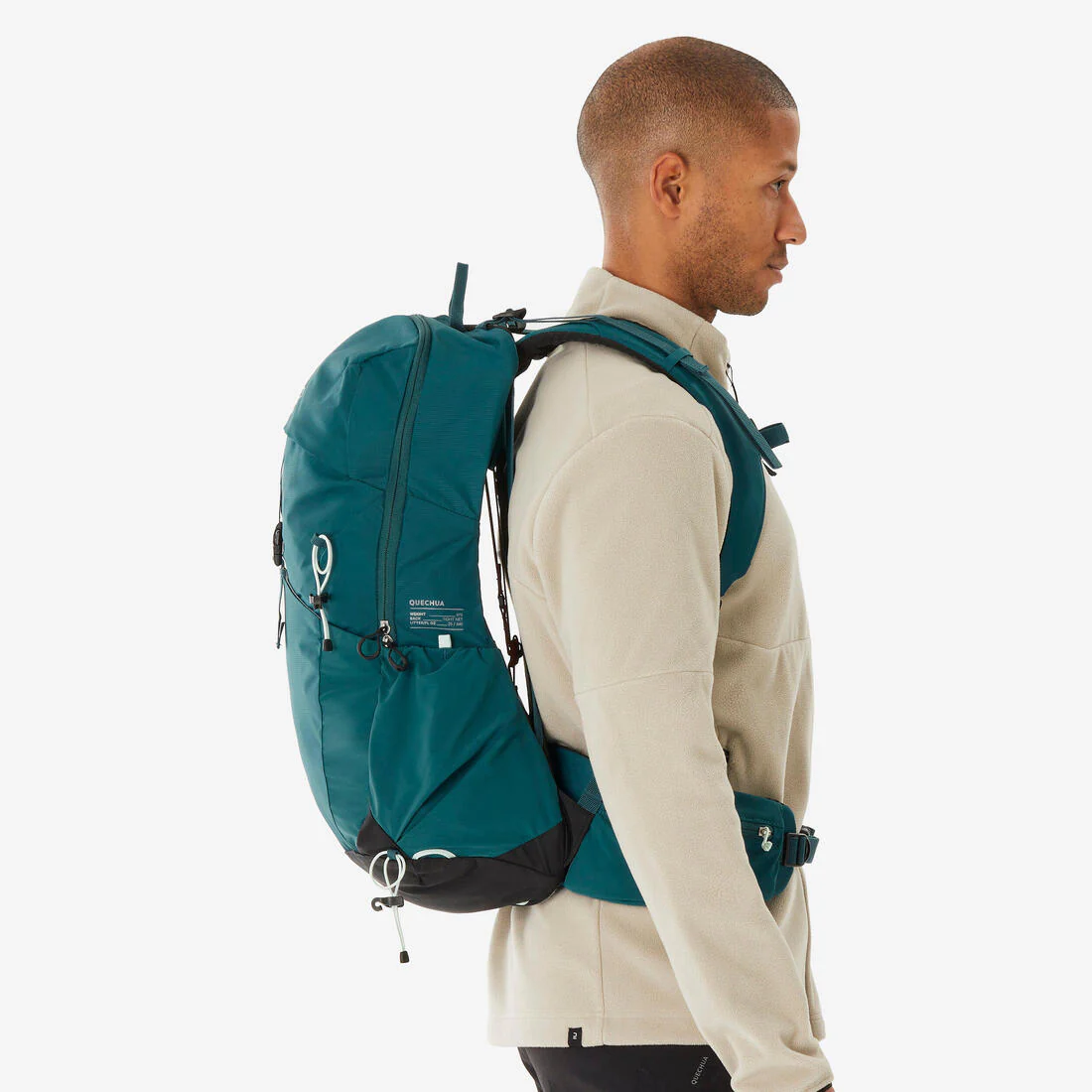 Sac à dos de randonnée ventilé 25L, MH500 khaki - Image 72