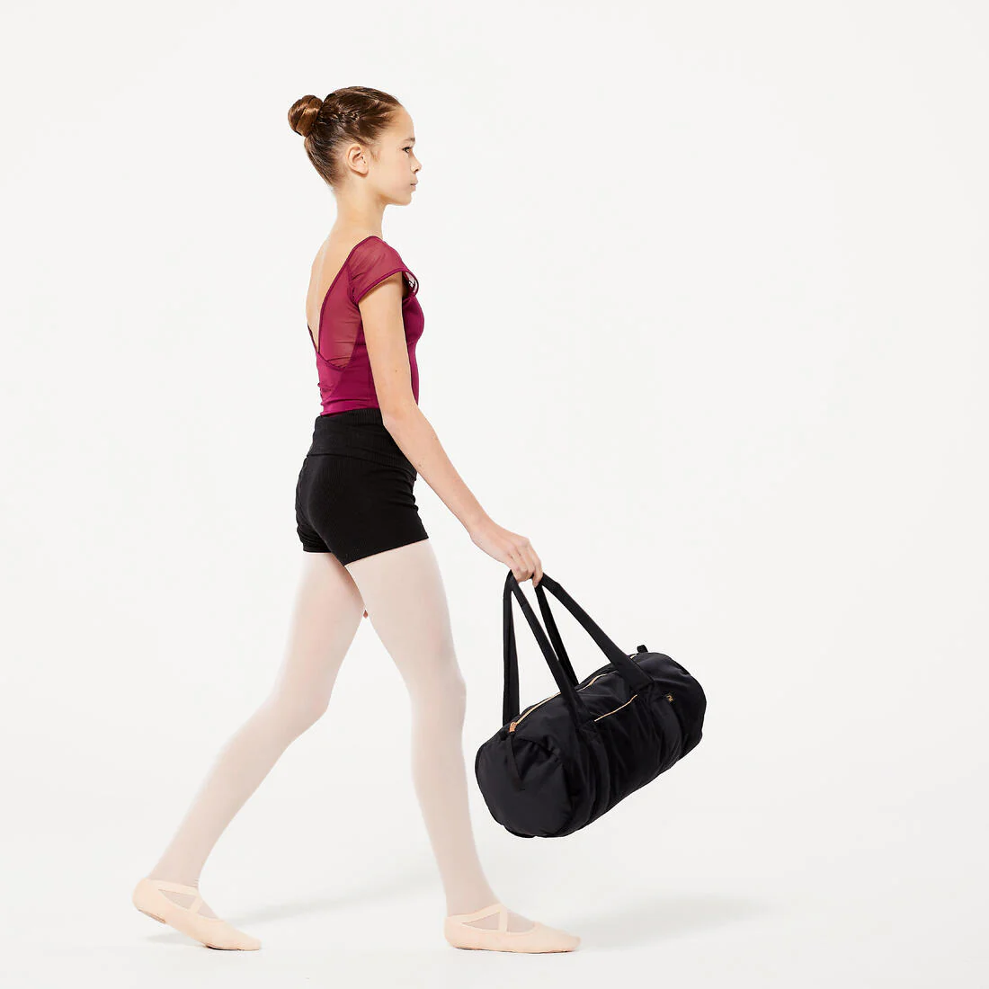 Sac de danse en velours noir 15L - fille - Image 12
