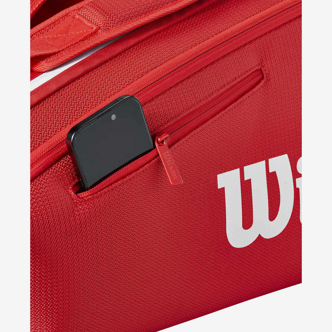 Sac de tennis Wilson super tour x6 rouge - Image 4
