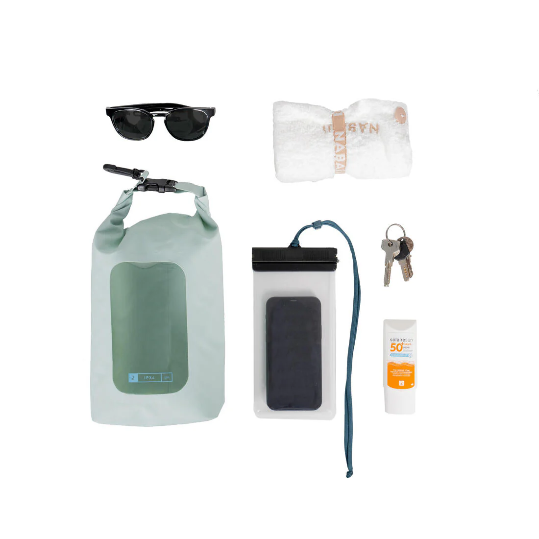 Sac étanche vert (IPX6) de 2,5 l avec fenêtre de visibilité. - Image 4