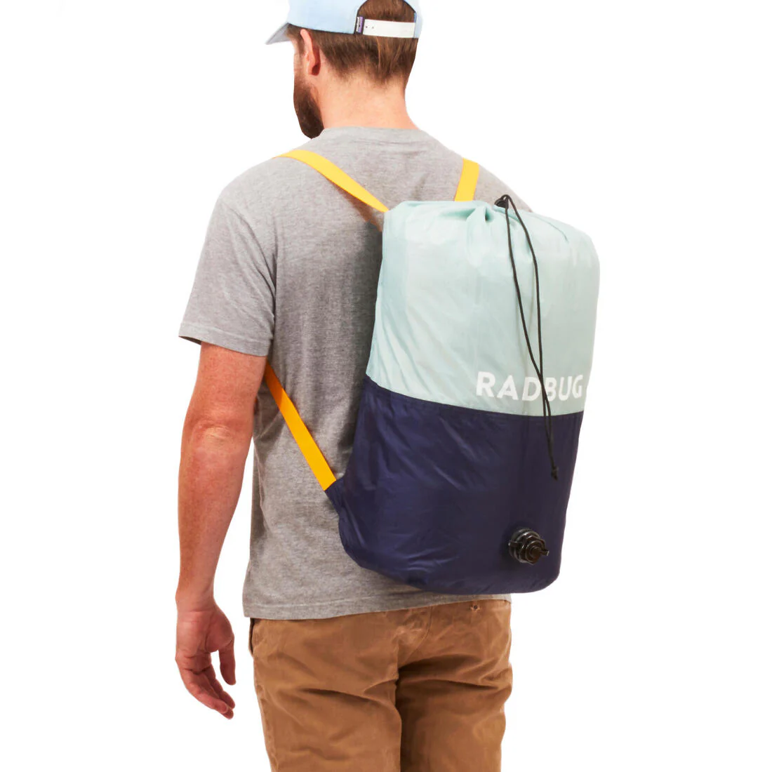 Sac pompe bleu vert - Image 4