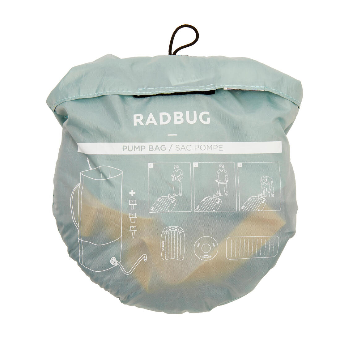 Sac pompe bleu vert - Image 5